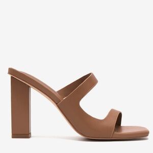 Covet Shoes Amber Tan Heels Sandals